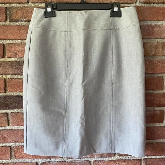 Worthington Gray Pencil Skirt Size 10 - Picture 1 of 15